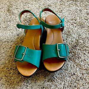 Dansko Turquoise Sandals